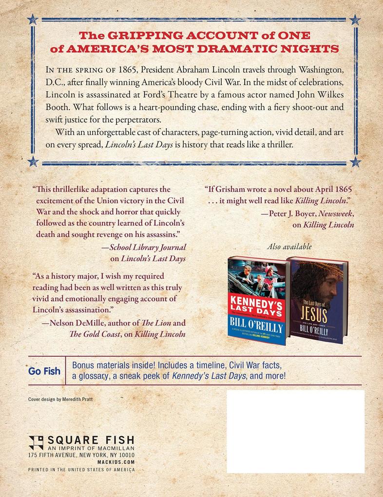 Weitere Ansicht: Lincoln's Last Days | Bill O'Reilly