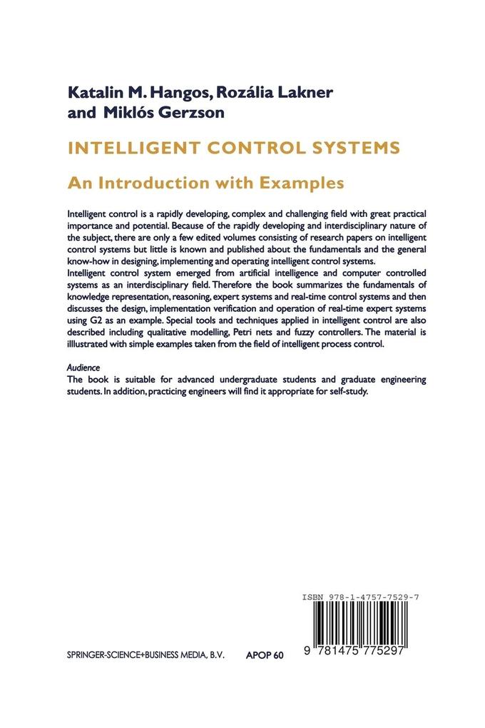 Weitere Ansicht: Intelligent Control Systems | M. Gerzson, R. Lakner, Gábor Szederkényi