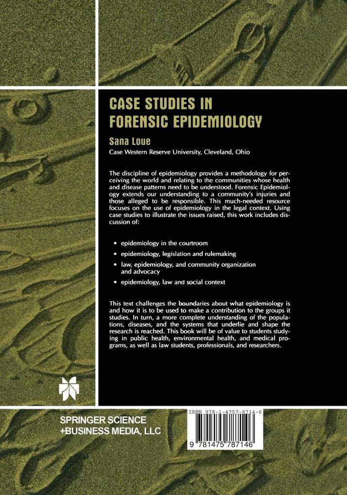 Weitere Ansicht: Case Studies in Forensic Epidemiology | Sana Loue