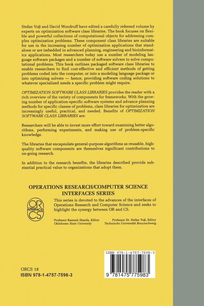 Weitere Ansicht: Optimization Software Class Libraries