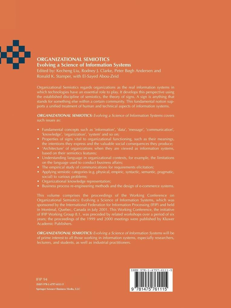 Weitere Ansicht: Organizational Semiotics