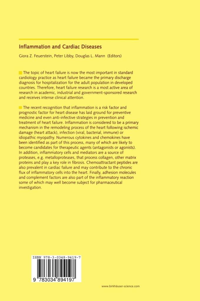 Weitere Ansicht: Inflammation and Cardiac Diseases