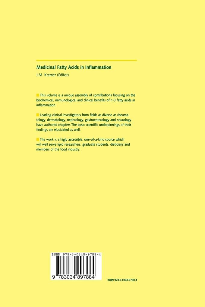 Weitere Ansicht: Medicinal Fatty Acids in Inflammation