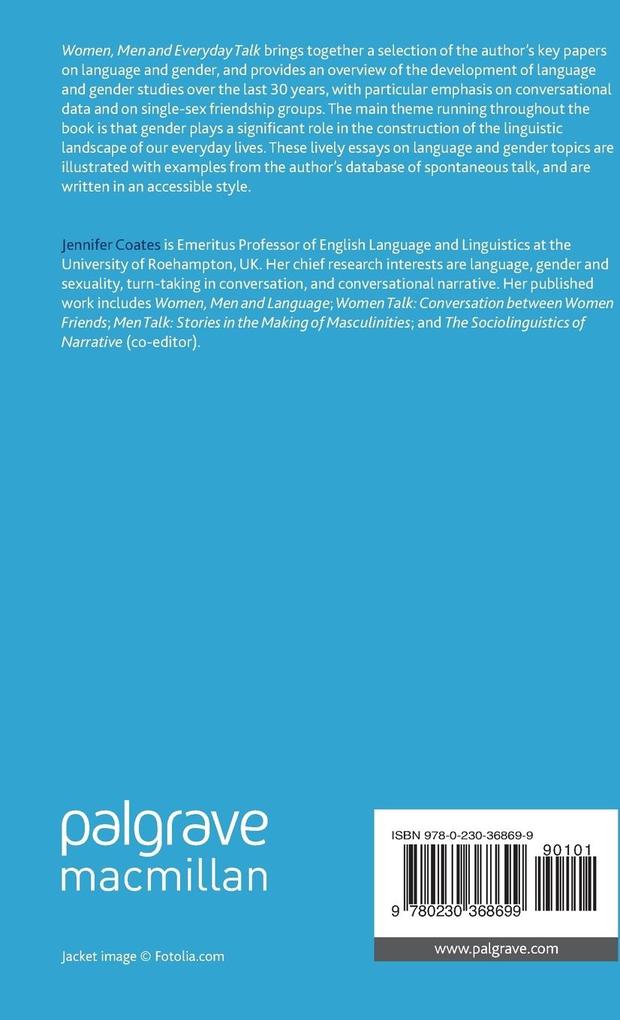 Weitere Ansicht: Women, Men and Everyday Talk | J. Coates