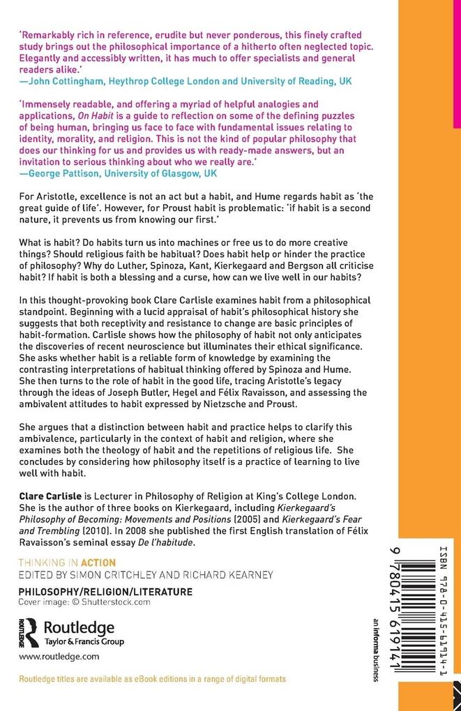 Weitere Ansicht: On Habit | Clare Carlisle