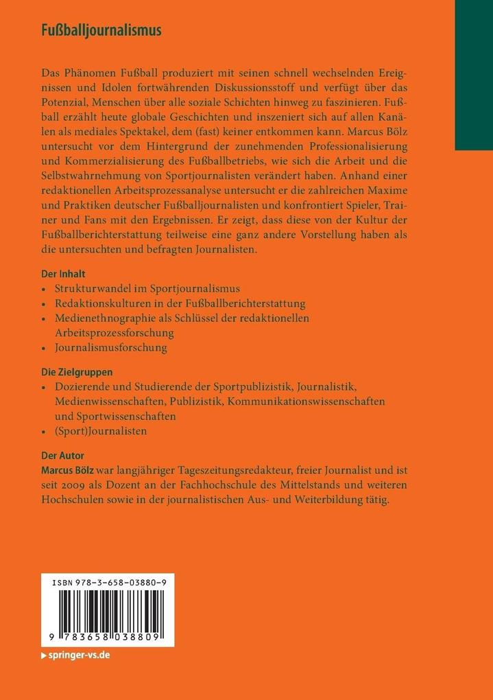 Weitere Ansicht: Fußballjournalismus | Marcus Bölz