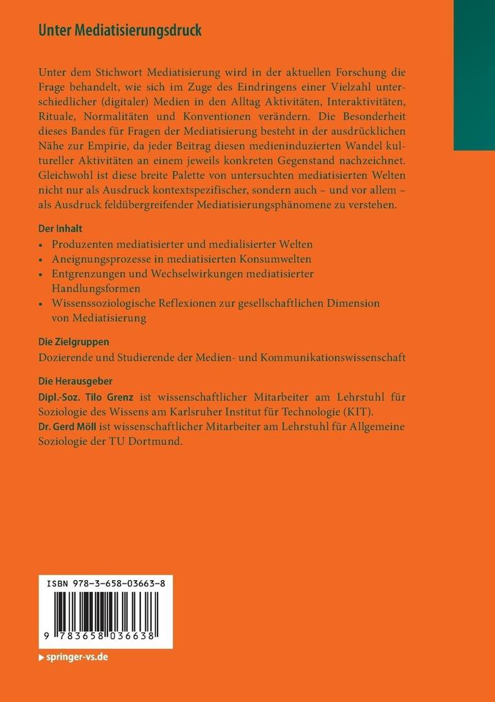 Weitere Ansicht: Unter Mediatisierungsdruck