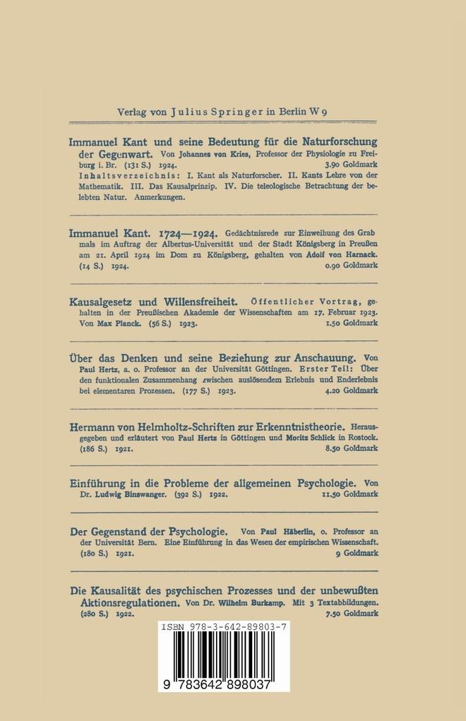 Weitere Ansicht: Biologie und Philosophie | Max Hartmann