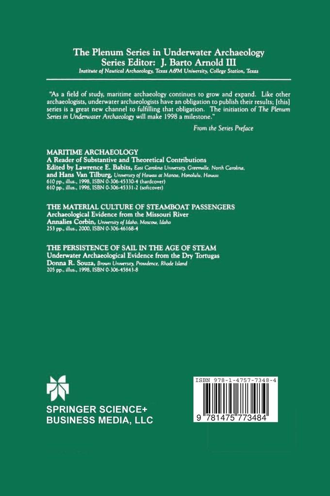 Weitere Ansicht: The Material Culture of Steamboat Passengers | Annalies Corbin