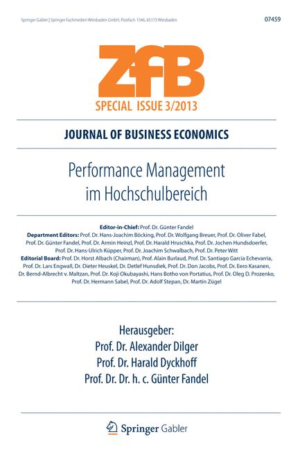 Weitere Ansicht: Performance Management im Hochschulbereich