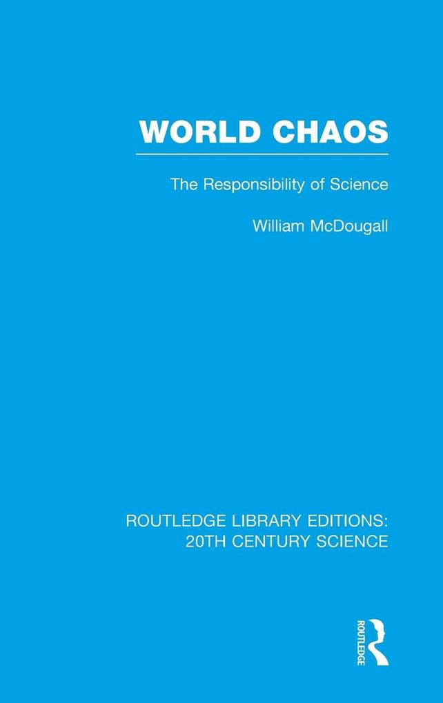 Produktbild: World Chaos | William McDougall