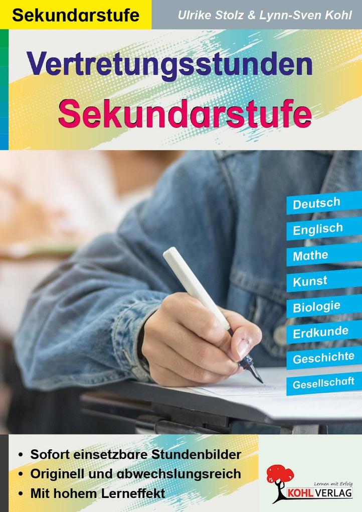 Produktbild: Vertretungsstunden Sekundarstufe | Ulrike Stolz, Lynn-Sven Kohl
