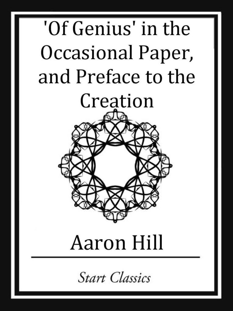 Of Genius in the Occassional Paper, and Preface to the Creation.pdf