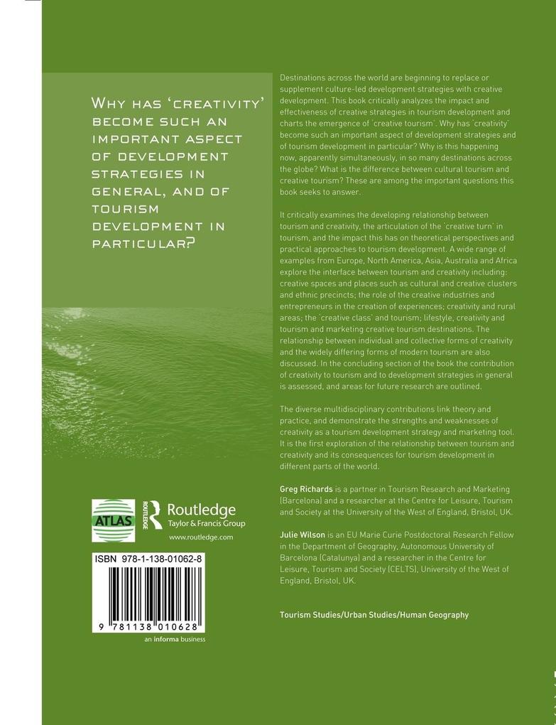 Weitere Ansicht: Tourism, Creativity and Development