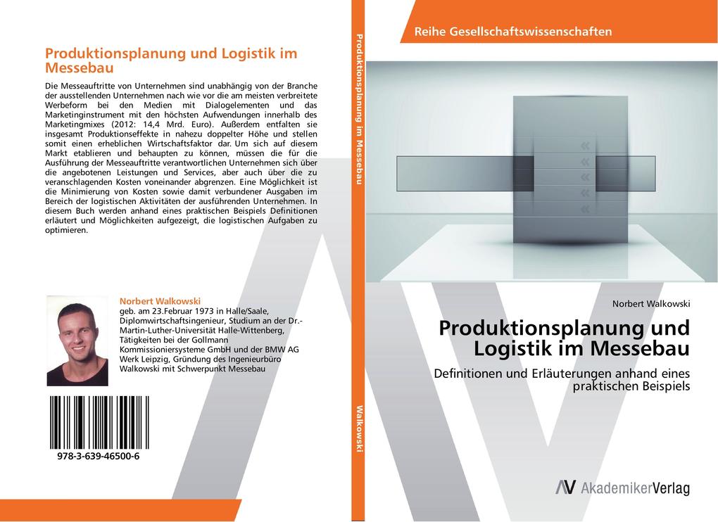 Produktbild: Produktionsplanung und Logistik im Messebau | Norbert Walkowski