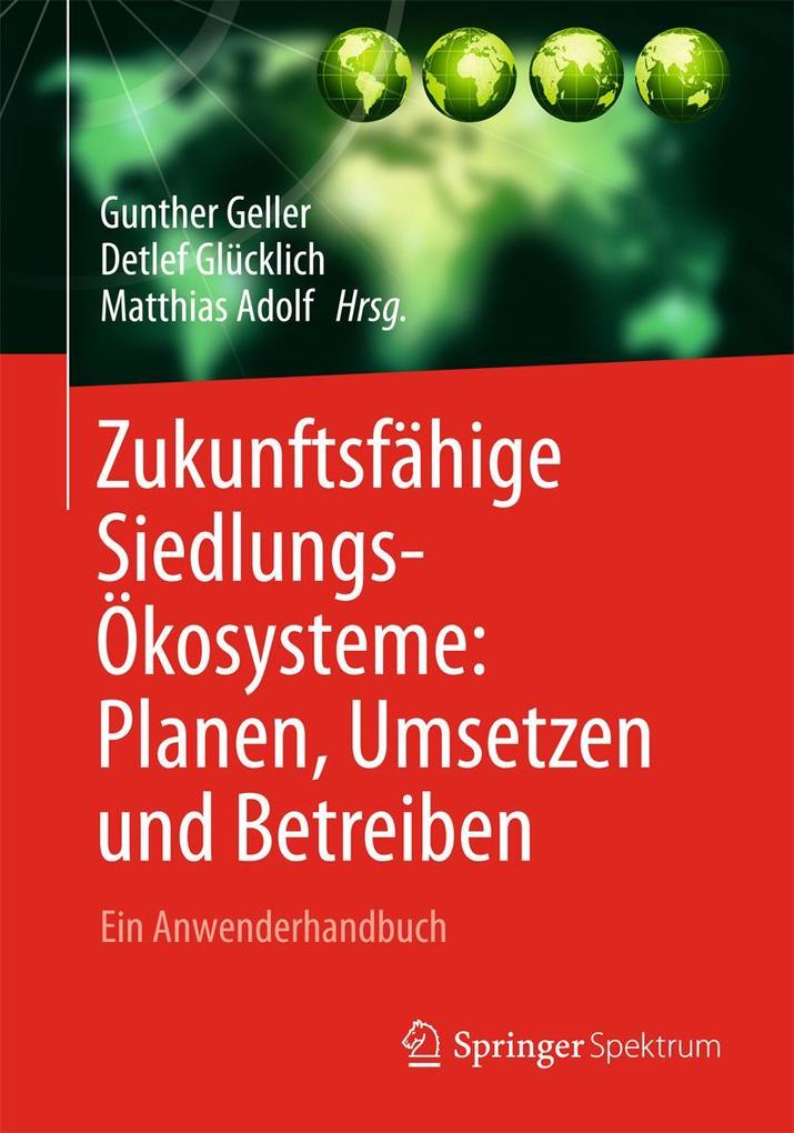 Produktbild: Zukunftsfähige Siedlungsökosysteme