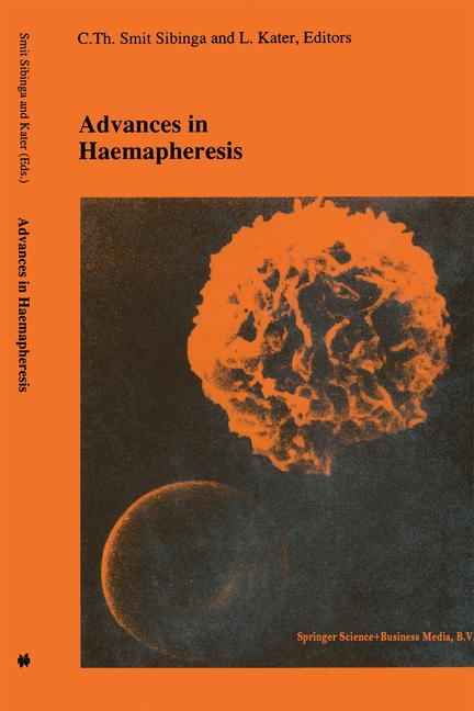 Weitere Ansicht: Advances in haemapheresis
