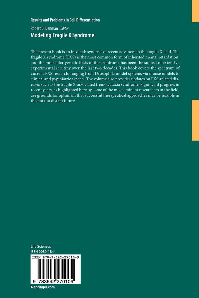 Weitere Ansicht: Modeling Fragile X Syndrome
