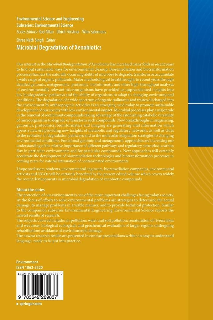 Weitere Ansicht: Microbial Degradation of Xenobiotics