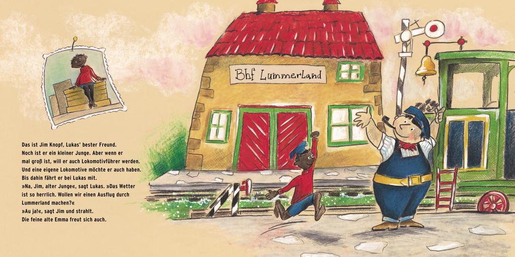 Weitere Ansicht: Jim Knopf und Lukas der Lokomotivführer - Gesammelte Abenteuer | Michael Ende, Beate Dölling