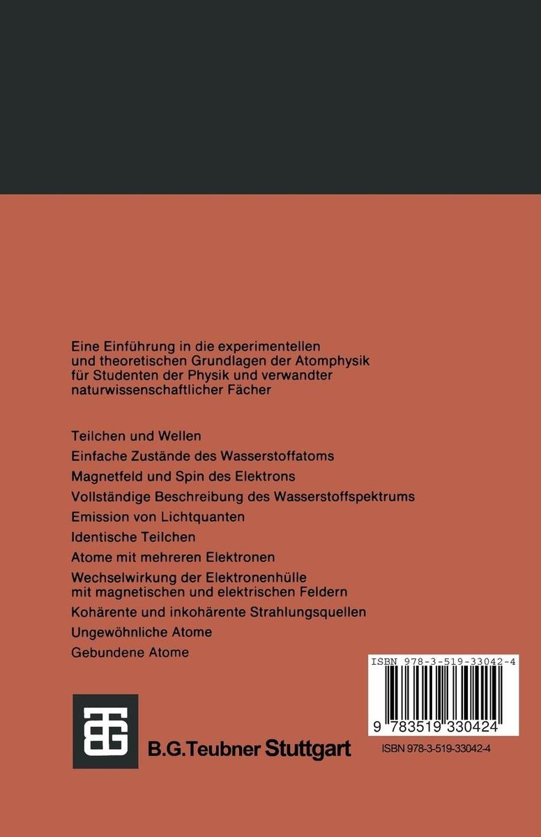 Weitere Ansicht: Atomphysik | Theo Mayer-Kuckuk