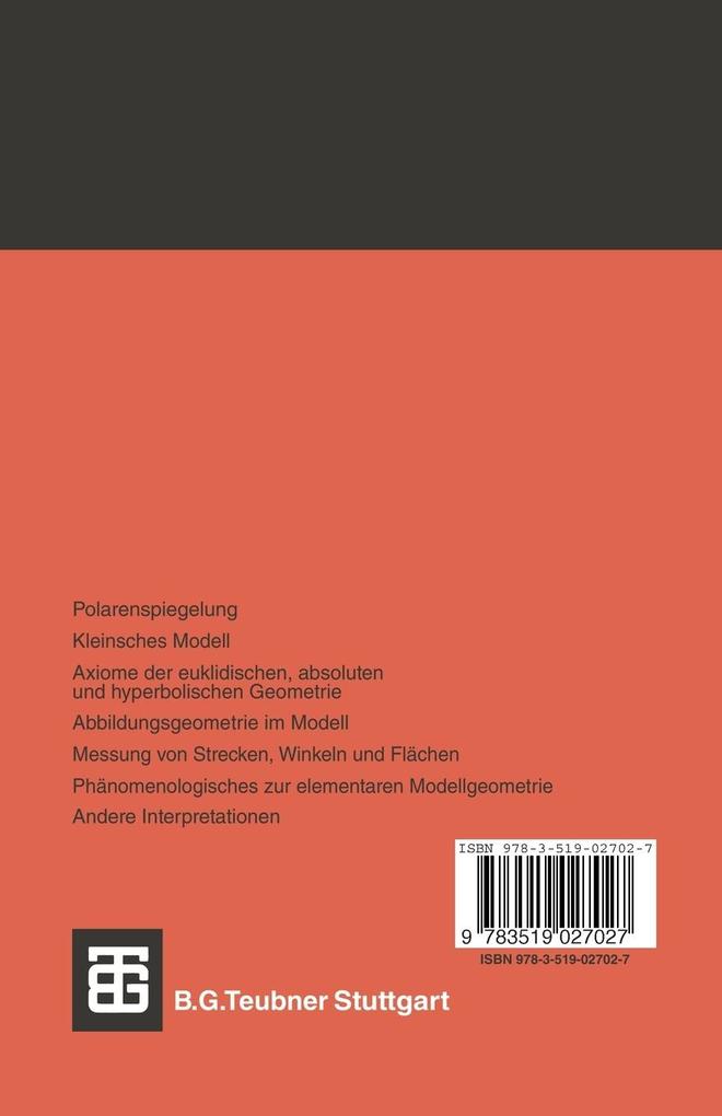 Weitere Ansicht: Nichteuklidische Elementargeometrie | Günter Buchmann