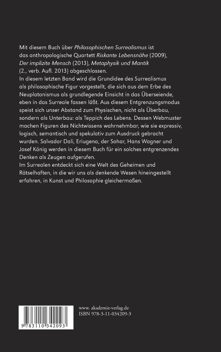 Weitere Ansicht: Philosophischer Surrealismus | Wolfram Hogrebe
