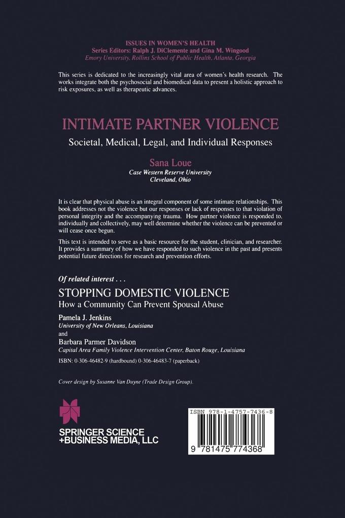 Weitere Ansicht: Intimate Partner Violence | Sana Loue