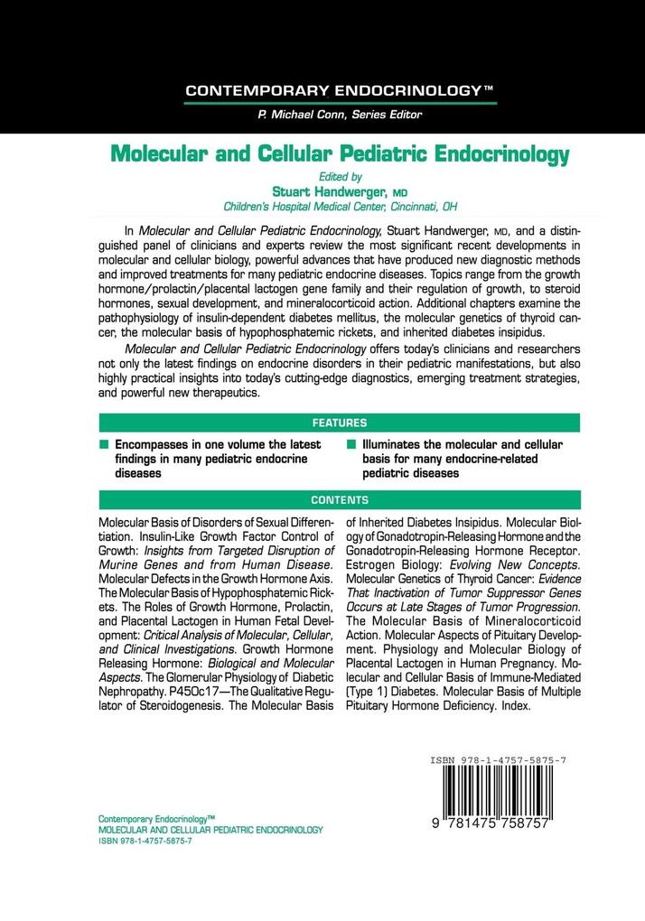Weitere Ansicht: Molecular and Cellular Pediatric Endocrinology