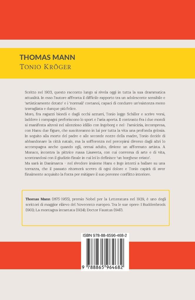 Weitere Ansicht: TONIO KROGER | Thomas Mann
