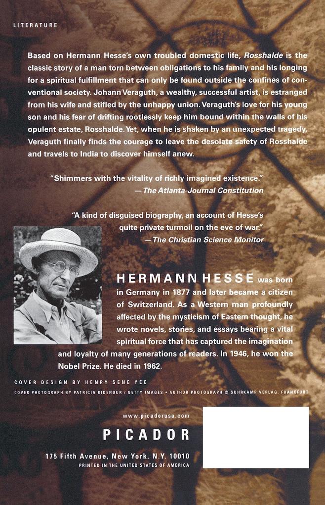 Weitere Ansicht: Rosshalde | Hermann Hesse