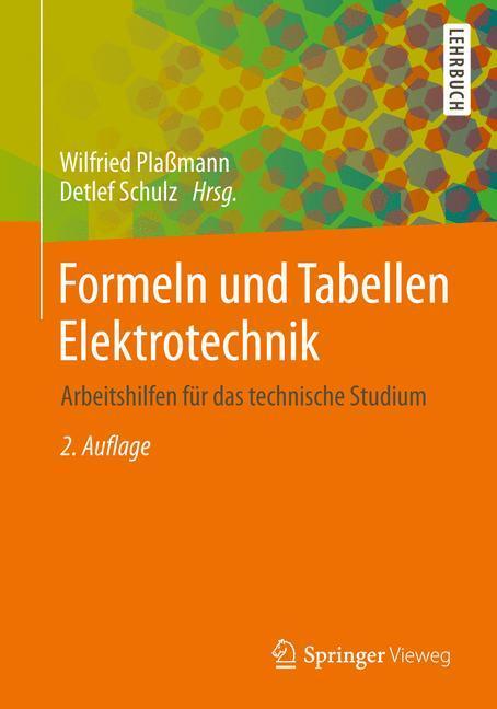 Weitere Ansicht: Formeln und Tabellen Elektrotechnik