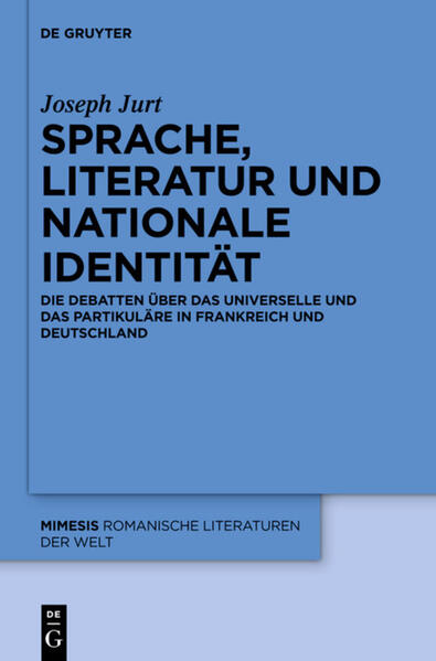Produktbild: Sprache, Literatur und nationale Identität | Joseph Jurt