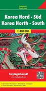Freytag & Berndt Autokarte Korea Nord, Süd. Korea North, South