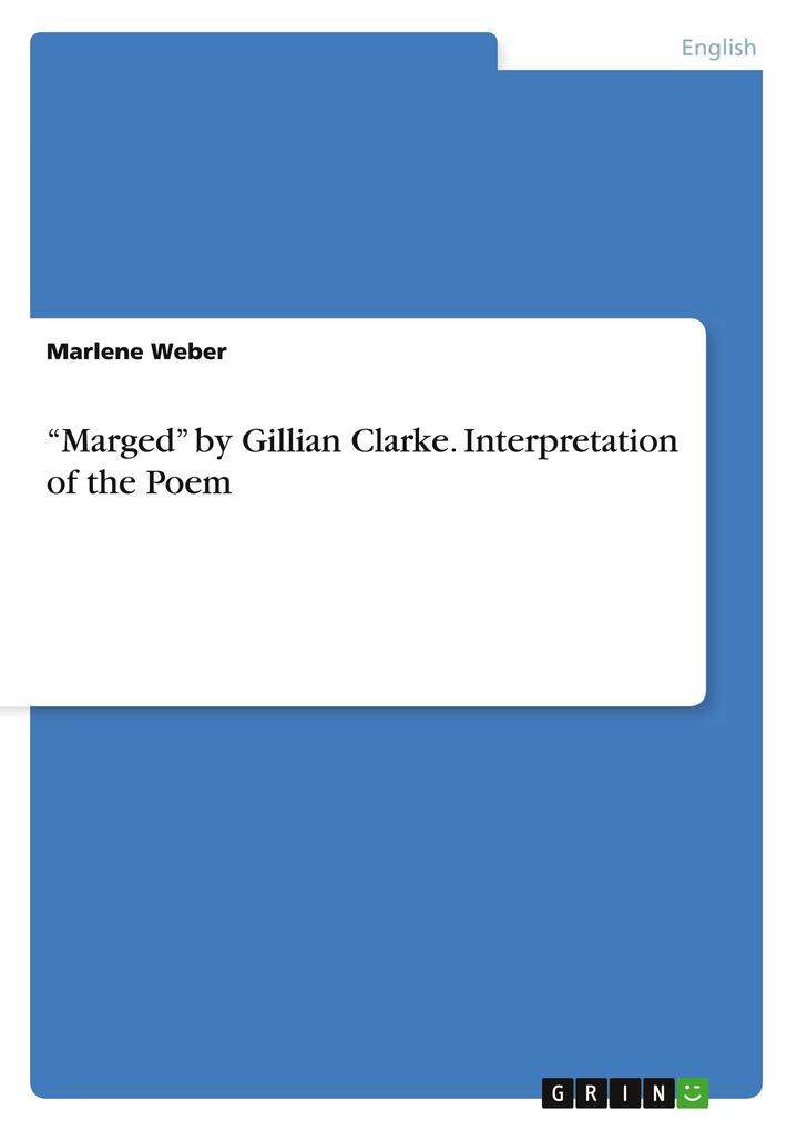 Produktbild: "Marged" by Gillian Clarke. Interpretation of the Poem | Marlene Weber