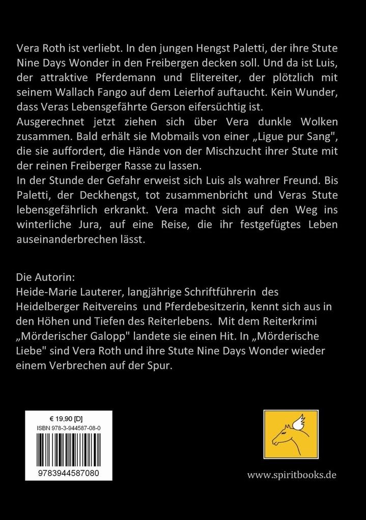 Weitere Ansicht: Mörderische Liebe | Heide-Marie Lauterer