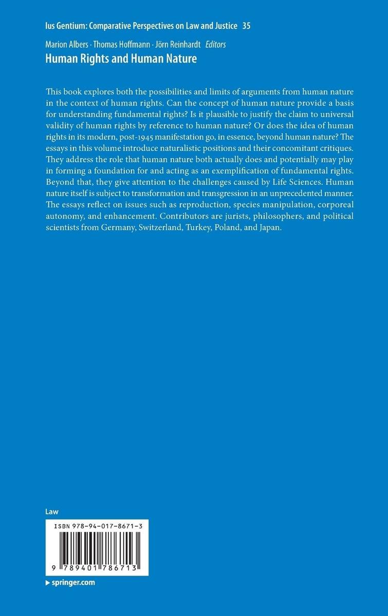Weitere Ansicht: Human Rights and Human Nature