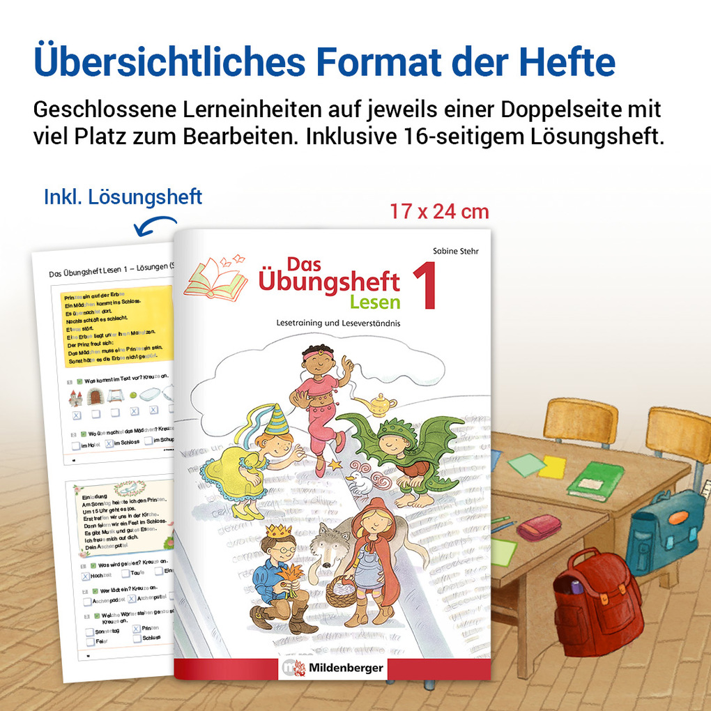Weitere Ansicht: Das Übungsheft Lesen 1 | Sabine Stehr