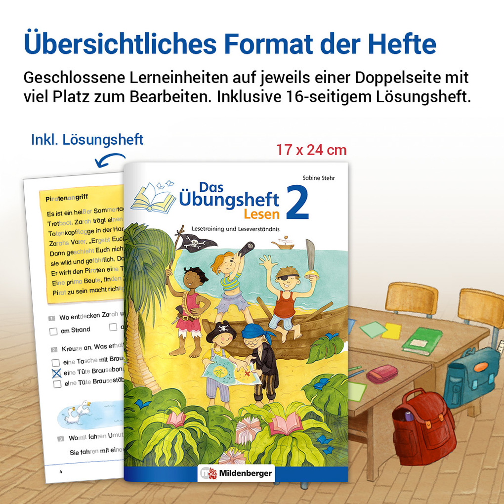 Weitere Ansicht: Das Übungsheft Lesen 2 | Sabine Stehr