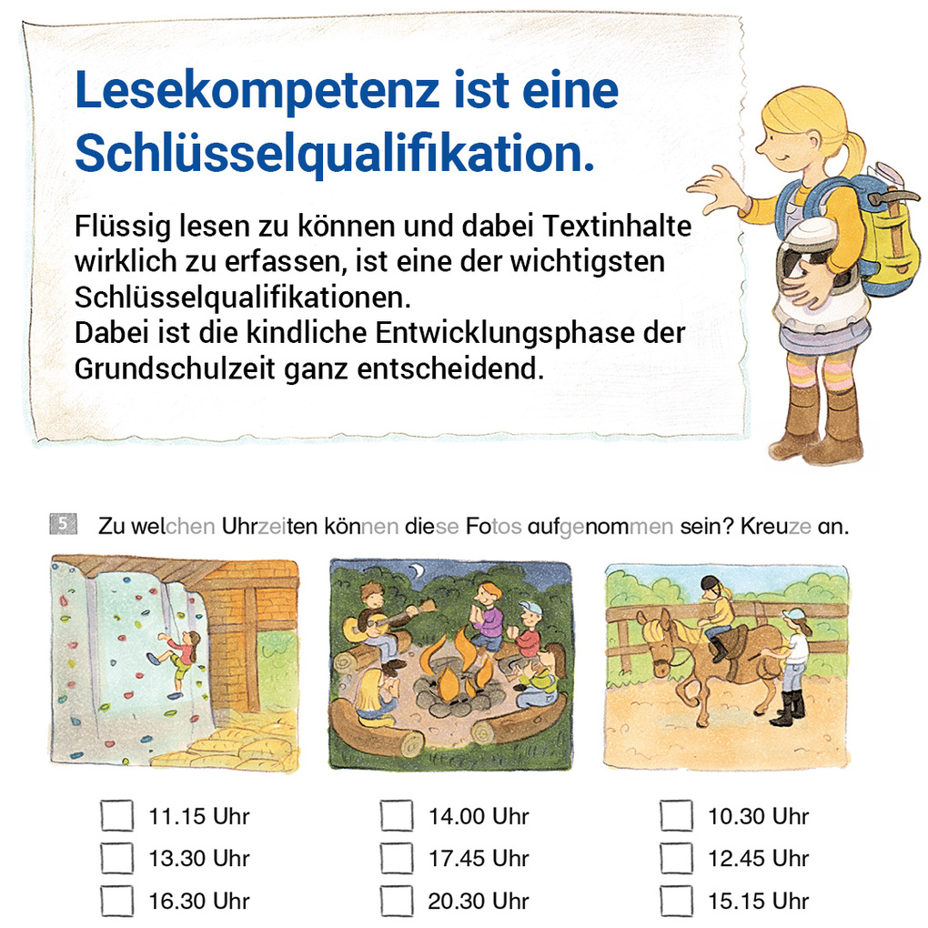 Weitere Ansicht: Das Übungsheft Lesen 4 | Sabine Stehr