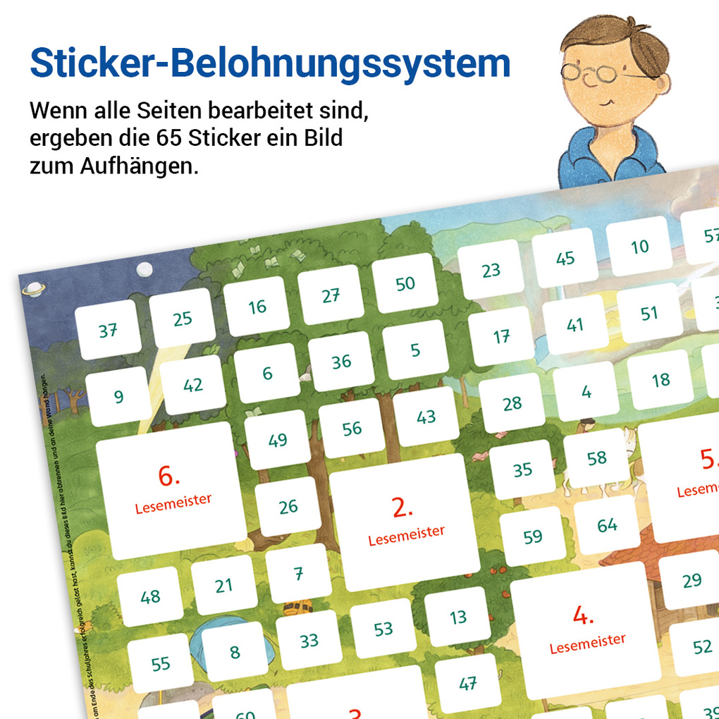 Weitere Ansicht: Das Übungsheft Lesen 4 | Sabine Stehr