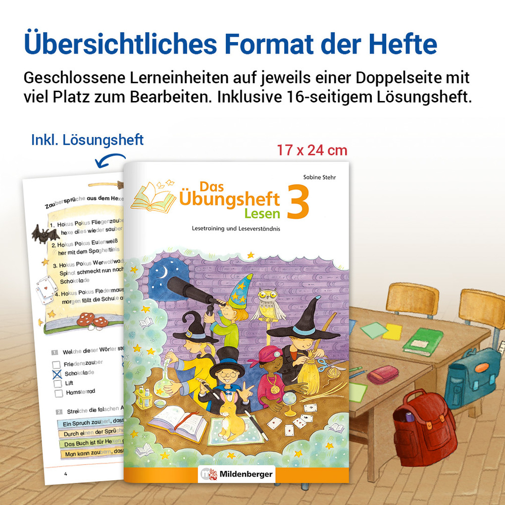 Weitere Ansicht: Das Übungsheft Lesen 3 | Sabine Stehr