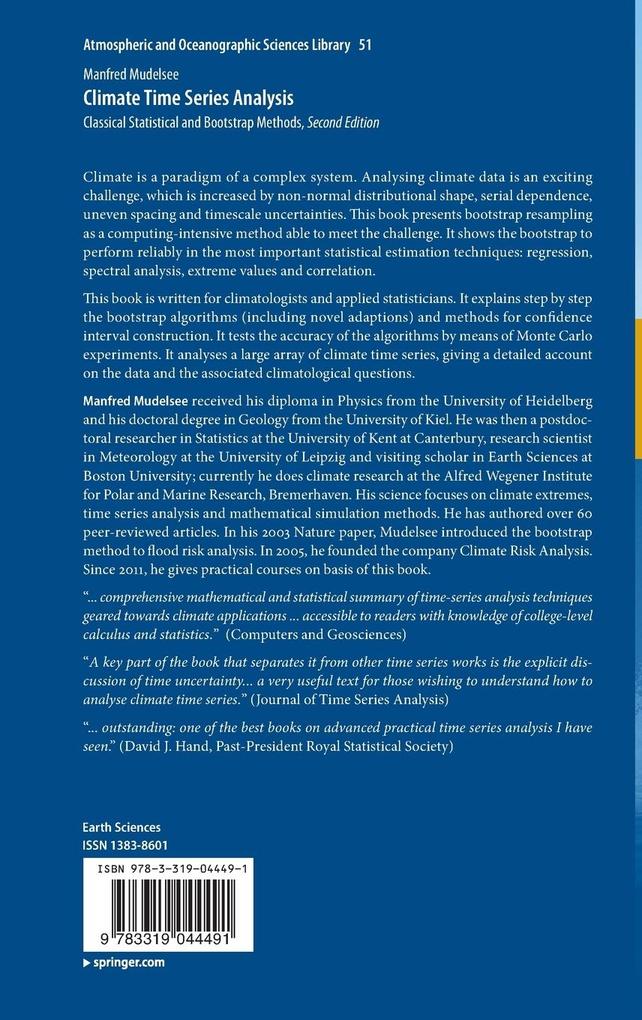 Weitere Ansicht: Climate Time Series Analysis | Manfred Mudelsee