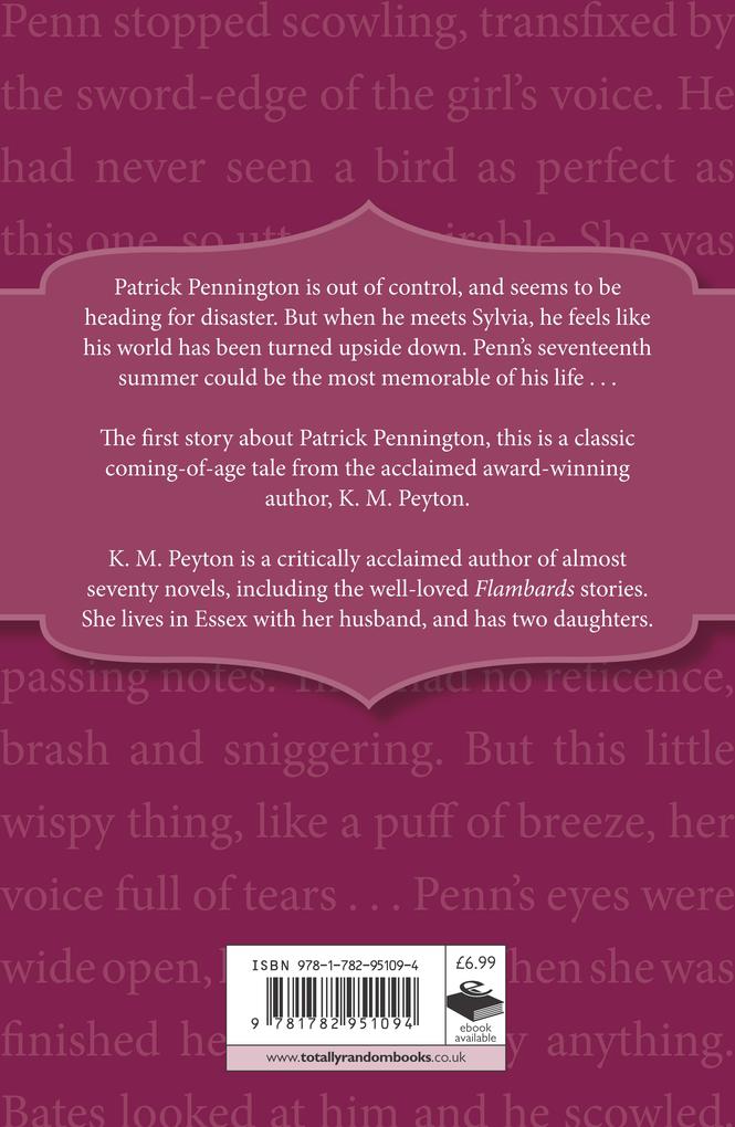 Weitere Ansicht: Penningtons Seventeenth Summer | K M Peyton