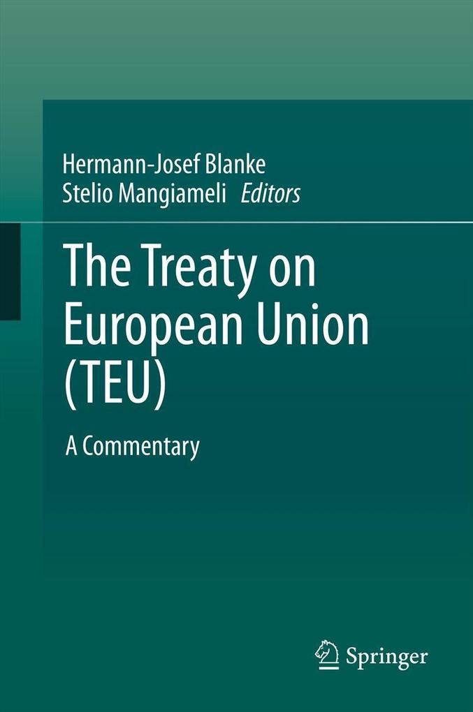 Produktbild: The Treaty on European Union (TEU)