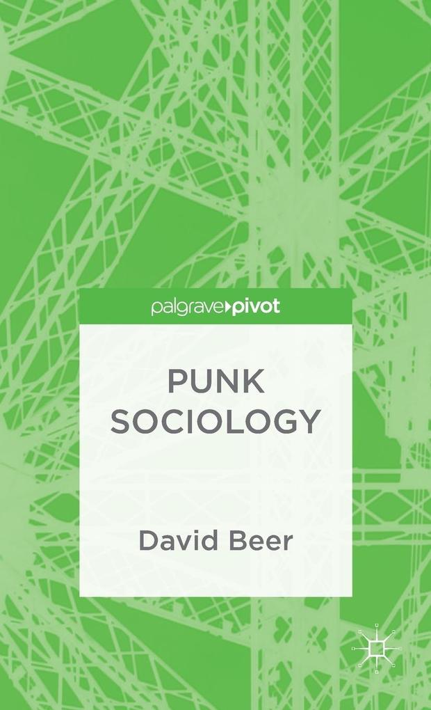 Produktbild: Punk Sociology | D. Beer