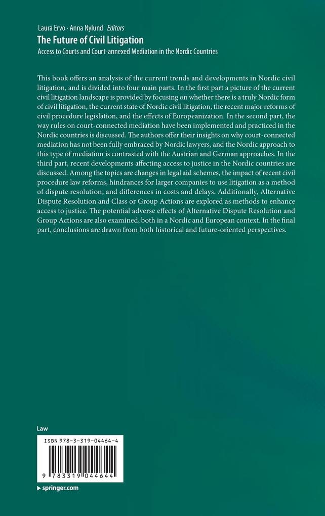 Weitere Ansicht: The Future of Civil Litigation