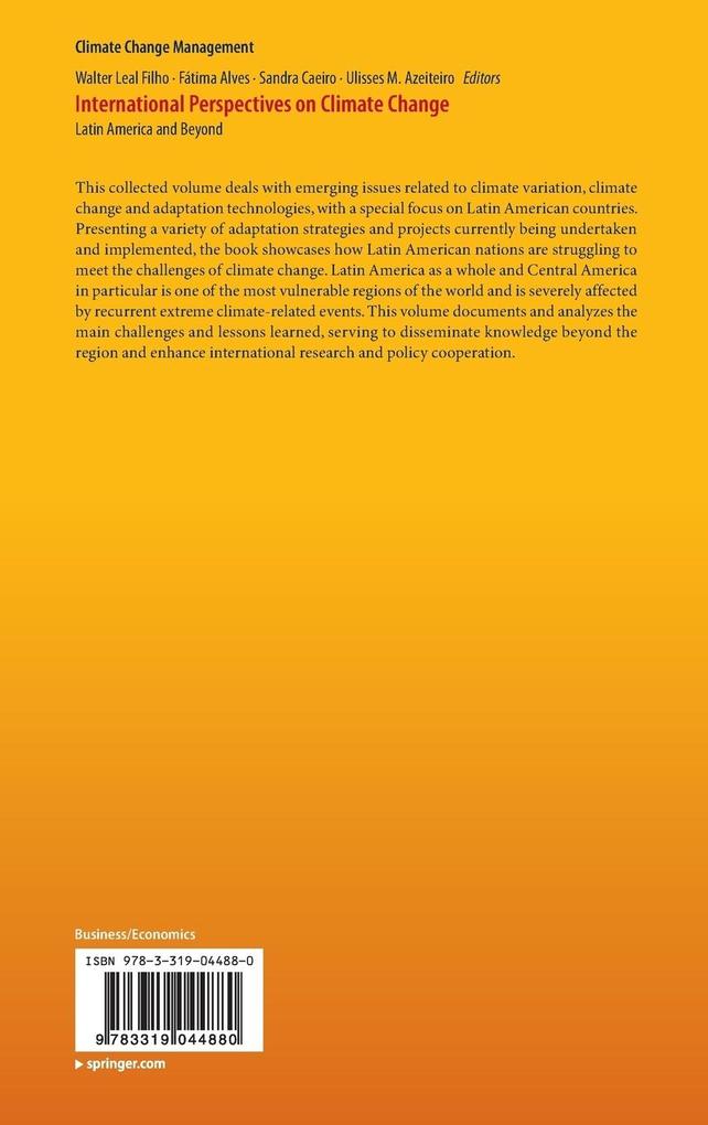 Weitere Ansicht: International Perspectives on Climate Change