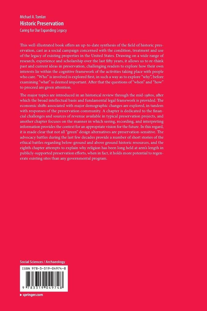 Weitere Ansicht: Historic Preservation | Michael A. Tomlan