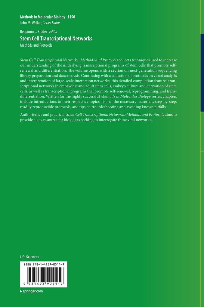 Weitere Ansicht: Stem Cell Transcriptional Networks
